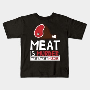 Meat is Murder Tasty Kids T-Shirt